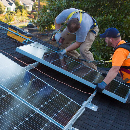 Sistema solar residencial de 8kW ligado à rede na Flórida