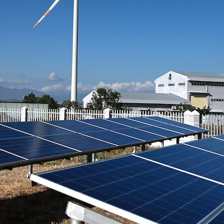 Sistema Solar Híbrido Comercial de 15 kW na China